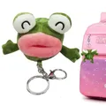 Porte-clés poupée grenouille douce jouet avec Animal en peluche pendentif grenouille en peluche