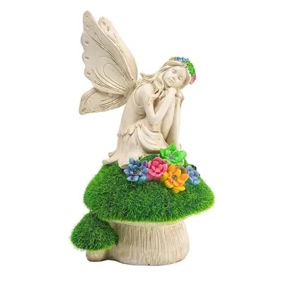 Figurine d'ange décorative pour jardin jardin jardin extérieur intensification art de la cour