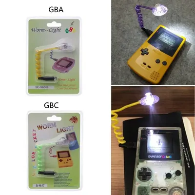 Schneckenbildschirmleuchte, LED-Beleuchtung, Nachtlampe mit Verpackung für GBA Gameboy Advance/für Image