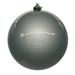 Vickerman 707500 - 3" Pewter Pearl Ball UV Drilled Cap Christmas Tree Ornament (12 Pack) (N590887DPV)