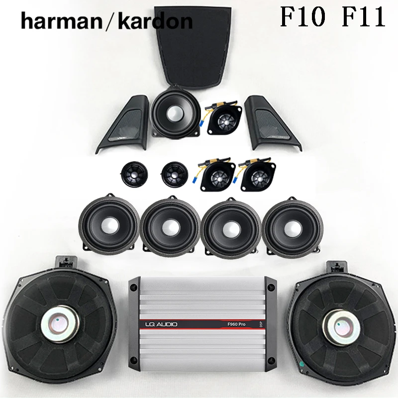 Audio Upgrade Kit Für BMW F10 F11 5 Serie Horn Mitten Lautsprecher Hochtöner Lautsprecher Abdeckung Power Verstärker Refit Bass Subwoofer Image
