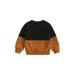 GXFC Baby Boys Fall Sweatshirt Clothes 6M 1T 2T 3T Kids Boys Long Sleeve Contrast Color Pullovers Tops Casual Autumn Clothing for Toddler Boys