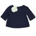 Pre-owned Janie and Jack Girls Blue | White Long Sleeve T-Shirt size: 2T