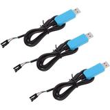 3pcs PL2303TA USB to TTL COM RS232 Download Cable VISTA Win 8/10