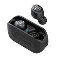 JLab Go Air True Wireless Bluetooth Earbuds + Charging Case | Black | Dual Connect | IP44 Sweat Resistance | Bluetooth 5.0 Connection | 3 EQ Sound Settings Signature Balanced Bass Boost