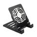 USB Desk Phone Fan Quiet Cooling Pad Radiator with Foldable Stand Holder for iPhone iPad Tablets Laptops