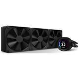 NZXT Kraken Elite 360mm - RL-KN36E-B1 â€“ AIO CPU Liquid Cooler - Customizable LCD Display - 3 x F120P Static Pressure Fan Radiator Fans LGA 1700 / AM5 Compatible