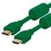 Cmple - HDMI Cable 1.5FT High Speed HDTV Ultra-HD (UHD) 3D 4K @60Hz 18Gbps 28AWG HDMI Cord Audio Return 1.5 Feet Green