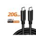 6 ft. 5A 100W PD USB C 3.2 Gen2 TO USB TYPE C Male to Male 4K60hz CABLE 20Gbps