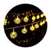 Moon Star LED String Light Creative Shape IP43 Waterproof Energy-Saving Battery Operated Non-Glaring Soft Lighting Indoor Outdoor LED String Light Ornament Party Supplies