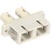 ACCL ST-SC Multimode Duplex Fiber Optic Adapter with Flange Beig 1 Pack