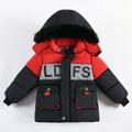 Gubotare Warm Coat for Toddler Children Winter Boy Jacket Coat Hooded Coat Fashion Kids Warm Clothes Jacket Boys Coat&jacket Red 2 Years