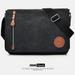 WQJNWEQ Back to Schoo Bags for Travel Unisex Vintage Canvas Satchel College Laptop Shoulder Crossbody Sling Zipper Bag
