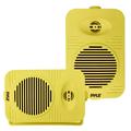 4â€� 2-Way Indoor/Outdoor Bluetooth Speaker System - 1/2â€� High Compliance Polymer Tweeter (Yellow)