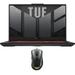 ASUS TUF Gaming A17 Gaming/Entertainment Laptop (AMD Ryzen 7 7735HS 8-Core 17.3in 144Hz Full HD (1920x1080) GeForce RTX 4060 Win 11 Home) with TUF Gaming M3