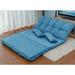 Adjustable Double Chaise Lounge Sofa, Modern Design, Floor Sofa, Lounge/Bed