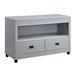 Nazare Dove Grey Sofa Table with 2 Drawers