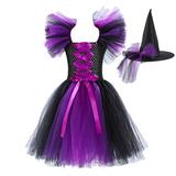 ZMHEGW Girls Twirl Purple Flutter Sleeve Dress Short Sleeve Midi Dresses Pumpkin Prints A 8