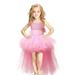 Novobey Girlsâ€™ Dress Bridesmaid Party Wedding Princess Tulle Tutu Dress Ball Gown Pink 10Y