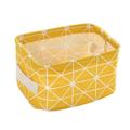 Summer Savings Canvas Storage Bins Basket Organizers Foldable Fabric Cotton Linen Storage Bins for Makeup Book Baby Toy Basket Storage Basket