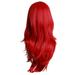 Sexy Long Women Fashion Synthetic Wavy Cosplay Party Full Wigs Red