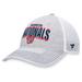 Men's Fanatics Branded Heather Gray/White Washington Nationals Logo Trucker Adjustable Hat