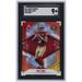 Trey Lance San Francisco 49ers 2021 Panini Phoenix Fire Burst #103 SGC Authenticated 9 Rookie Card