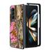 ANJ+ Protective Snap-On Design Printed Case Compatible with Samsung Galaxy Z Fold 4 - Pink Tree Camo 3