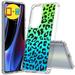 TalkingCase Slim Phone Case Compatible for Motorola Edge Plus 5G UW 2022/ Edge+ 2022/ Edge 30 Pro Cool Leopard Print w/ Glass Screen Protector Light Weight Flexible USA