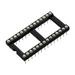 10pcs 15.24mm Row Pitch2 Row 28 Round Pins DIP IC Chip Socket Adaptor