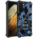 For Samsung Galaxy S21 Ultra 5G Camouflage Armor Shockproof TPU + PC Magnetic Protective Case with For Samsung Galaxy S21 Ultra 5G