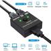 HDMI Splitter 1 in 2 Out 4K HDMI Splitter for Dual Monitors with Same Image 1x2 HDMI Splitter 1 to 2 Amplifier for Full HD 1080P 3D