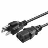 Kircuit 6ft AC Power Cord Outlet Socket Cable Plug Lead for ViewSonic VA2451M-LED VA2249S- LED VA705-LED VA2037A-LED VG2039M-LED VA2342-LED VG2239M-LED VX1932WM-LED LCD LED Monitor