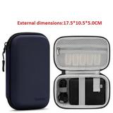 Hard Drive Carrying Case for Seagate Toshiba Western Digital My Passport Ultra WD Elements SE WD Gaming Portable External Hard Drive USB 2.5inches HDD Shockproof Travel Bag Navy