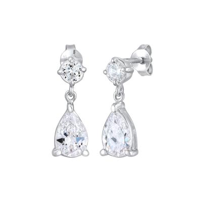 Elli Tropfen Zirkonia Glamoure Elegant 925 Silber OneSize Damen Image