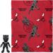 Northwest x Disney Chicago Bulls Black Panther Hugger Pillow & Throw Blanket Set