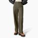 Dickies Women's Regular Fit Wide Leg Work Pants - Military Green Size 10 (FP901)