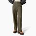 Dickies Women's Regular Fit Wide Leg Work Pants - Military Green Size 4 (FP901)