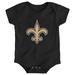 Newborn & Infant Black New Orleans Saints Team Logo Bodysuit