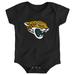 Newborn & Infant Black Jacksonville Jaguars Team Logo Bodysuit