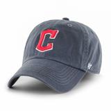 Men's '47 Navy Cleveland Guardians Franchise Logo Fitted Hat