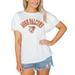 Women's Gameday Couture White Bowling Green St. Falcons Arch Logo Flutter Sleeve Lightweight T-Shirt