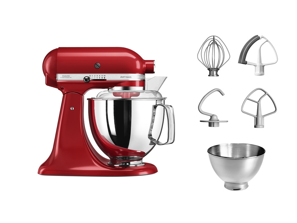 KitchenAid Artisan 5KSM175PS Küchenmaschine 300 W 4,8 l Rot Image