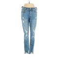 Express Jeans Jeans - High Rise: Blue Bottoms - Women's Size 4
