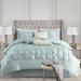 Claudette Comforter Bed Set Seafoam, King, Seafoam