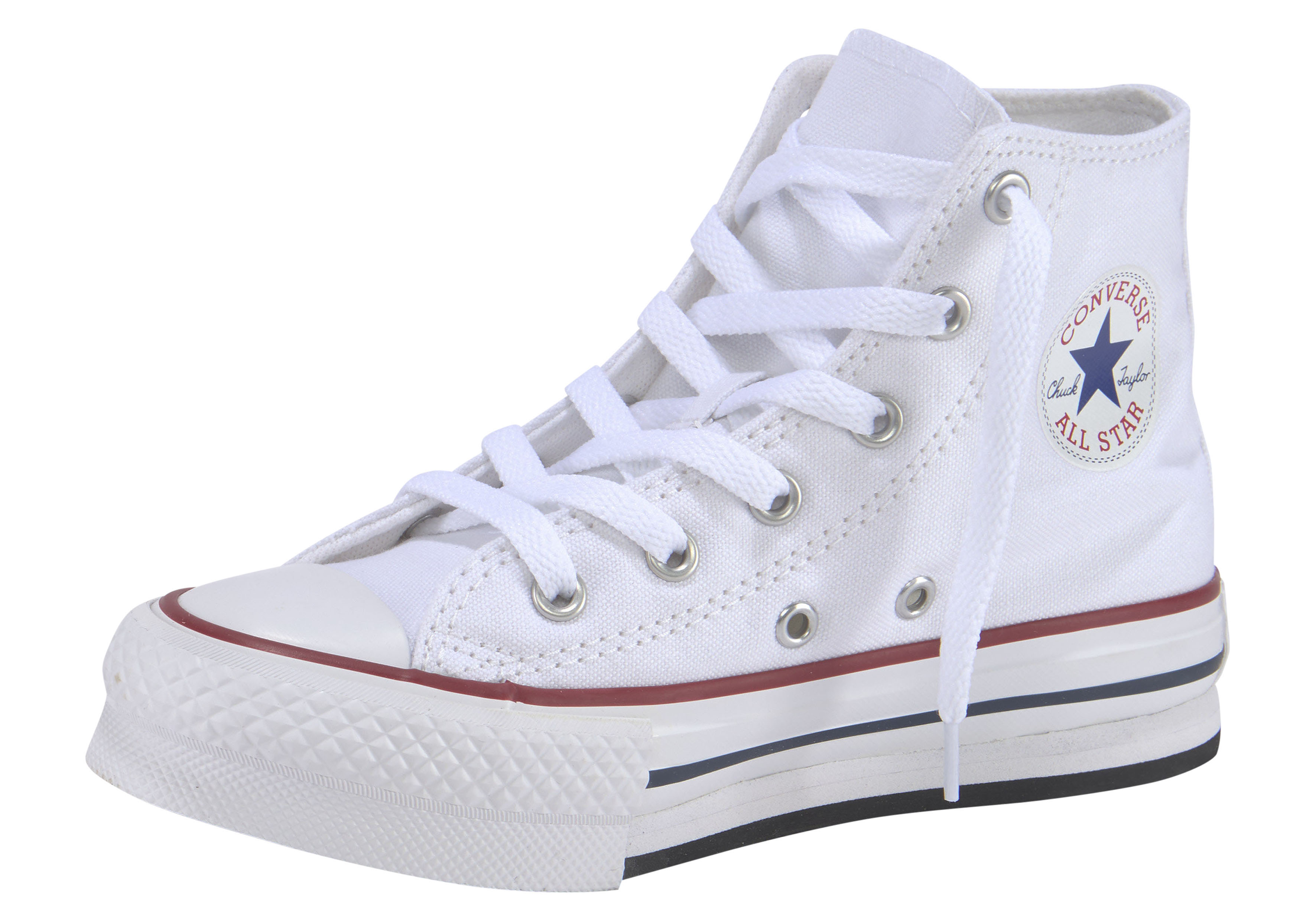 Sneaker CONVERSE "CHUCK TAYLOR ALL STAR EVA LIFT CANVAS", Mädchen, Gr. 31, weiß, Textil, Schuhe Sneaker
