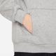 Kapuzensweatshirt NIKE SPORTSWEAR "CLUB FLEECE BIG KID'S PULLOVER HOODIE" Gr. M (140/146), grau (dk grey heather, white) Kinder Sweatshirts