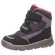 Winterboots SUPERFIT "MARS WMS: Mittel" Gr. 35, grau (grau, lila) Kinder Schuhe Stiefel Boots