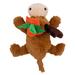 Halloween Cozie Marvin Moose Dog Toy, Small, Brown