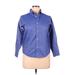 Lands' End Long Sleeve Blouse: Blue Tops - Women's Size 14